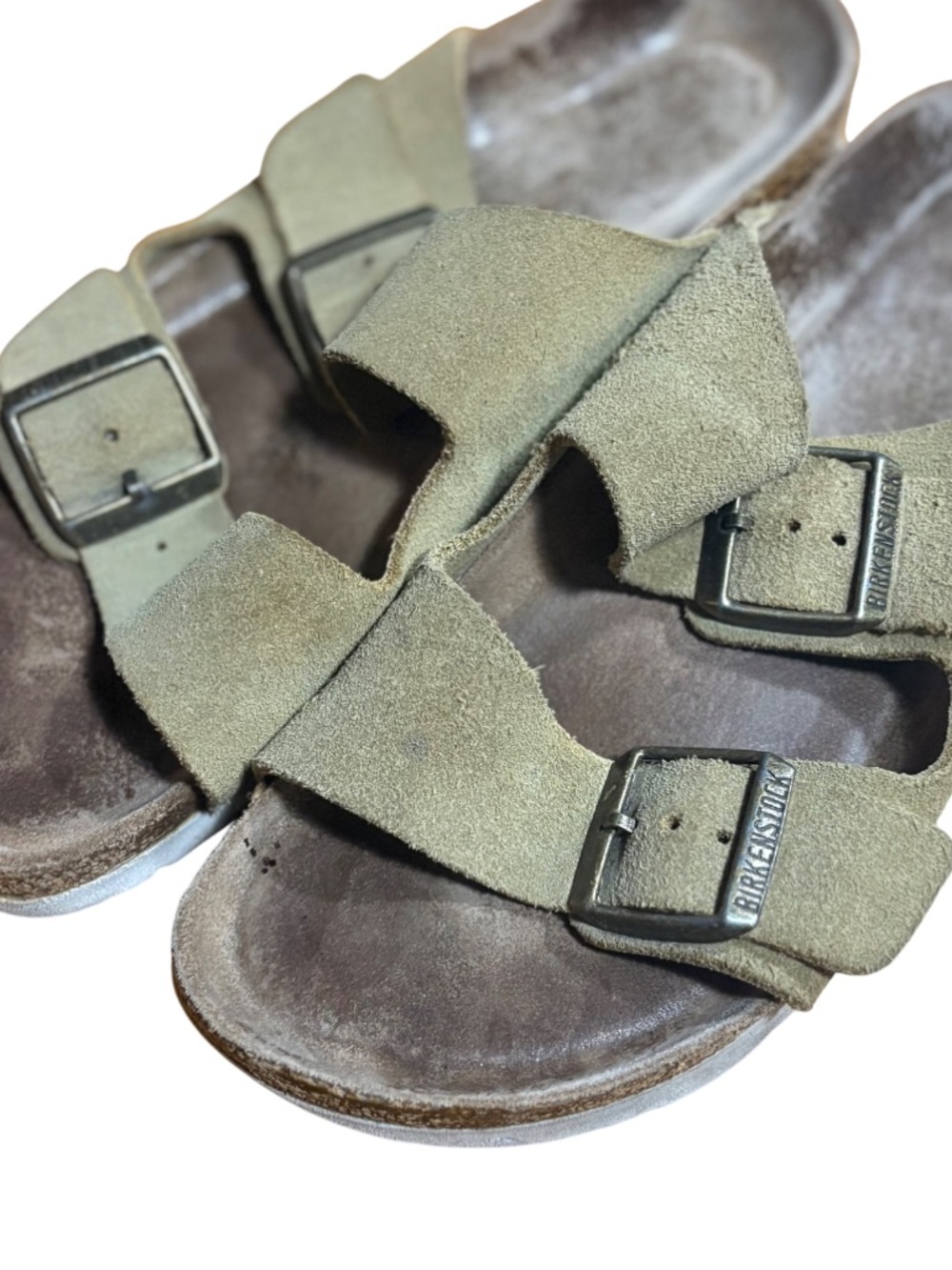 Birkenstock Arizona sandals in a suede leather material 9 9.5 women